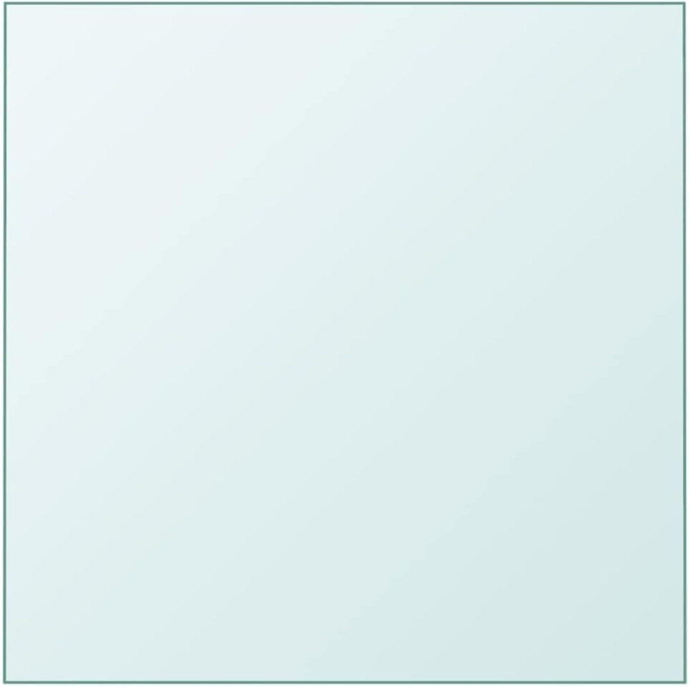 vidaXL Tischplatte Transparent 40x40 cm Hartglas 345071 Bild 1
