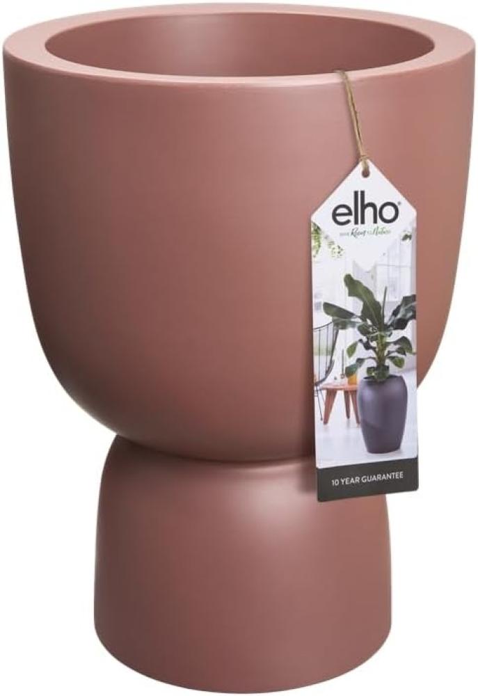 elho Pure Coupe 35 - Blumentopf für Innen & Außen - Ø 34. 9 x H 49. 0 cm - Braun/Rosé Braun Bild 1