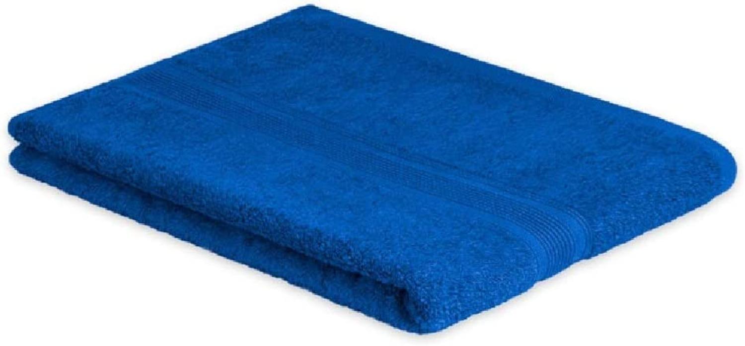 Duschtuch Frottier 500 g/m² 70 x 140 cm Royalblau Bild 1