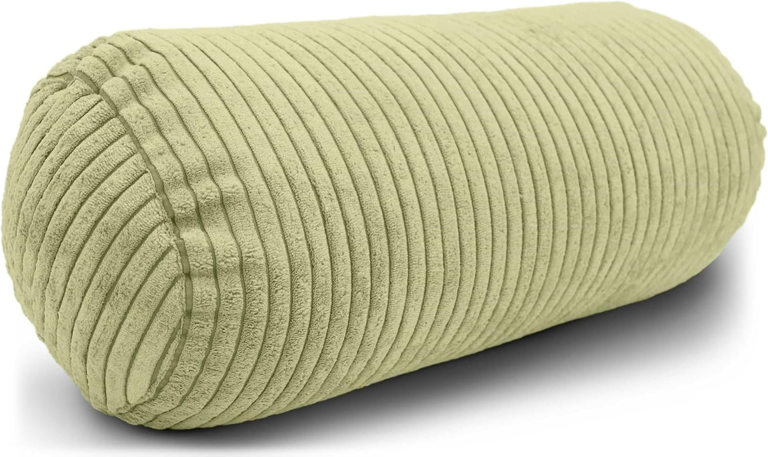 Amilian Nackenrolle mit Bezug 15 x 40 cm - Kissenrolle - mit Nackenrollenbezug - Bettrolle, Kopfstütze, Nackenstütze mit Bezug, ideal als Dekokissen, Sofakissen, Kissen, Kissenrolle, Lagerungskissen, Schlafkissen und für Reisen Bild 1