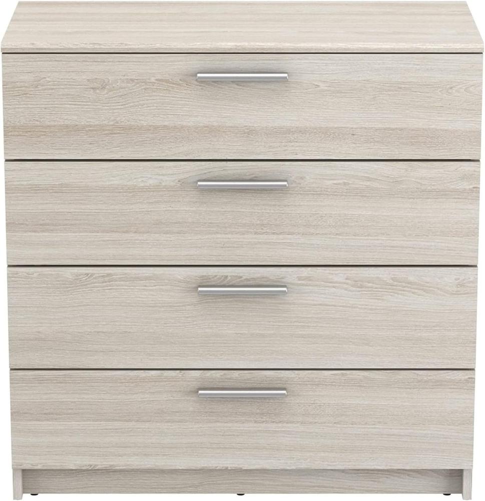 habeig Kommode KOMMODE Pricy 456 Eiche 4 Schubladen Flurschrank Holz Neu Sideboard Bild 1