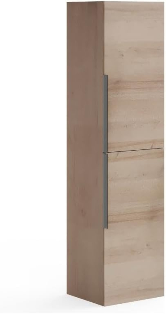 Vente-unique - Hängeschrank fürs Badezimmer - Helles Naturholz - 140 cm - NISAYA Bild 1