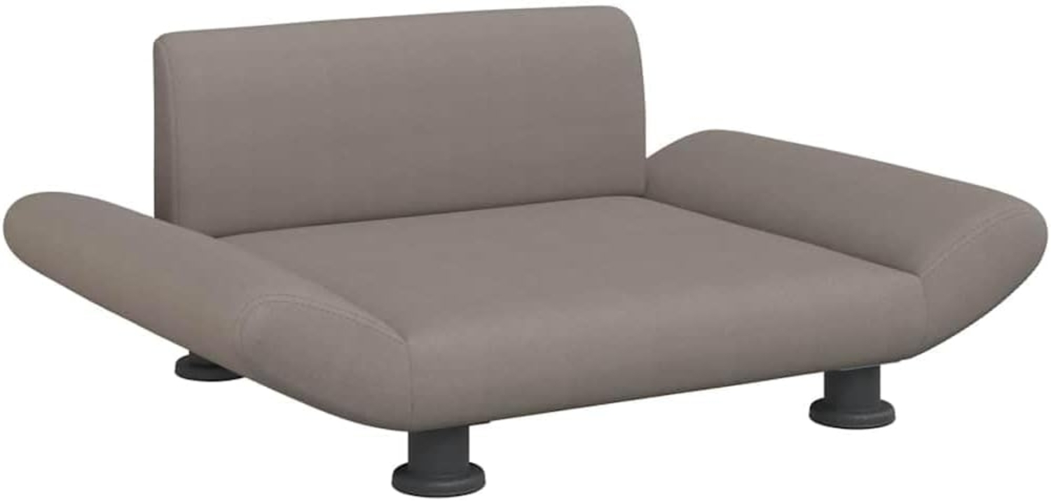 vidaXL Hundebett Taupe 70x45x28 cm Stoff Bild 1