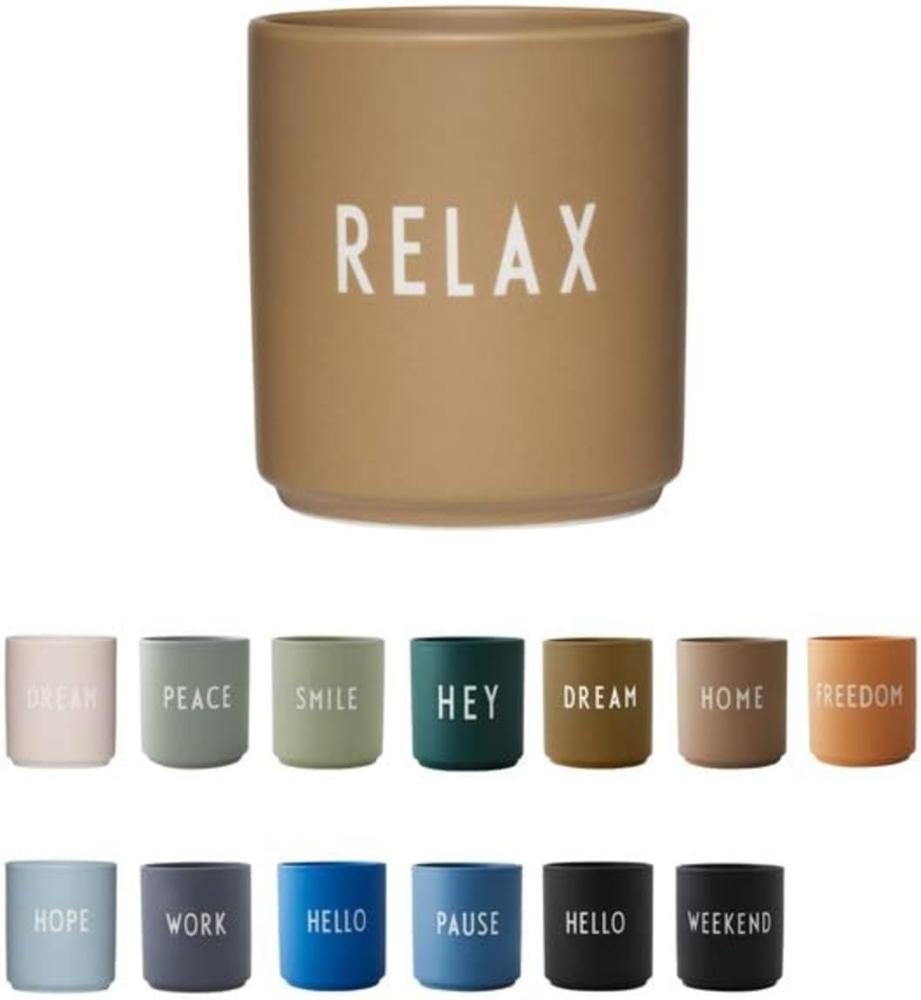 Design Letters Becher Favourite Cup Relax Camel Brown 10101002CAMELRELAX Bild 1