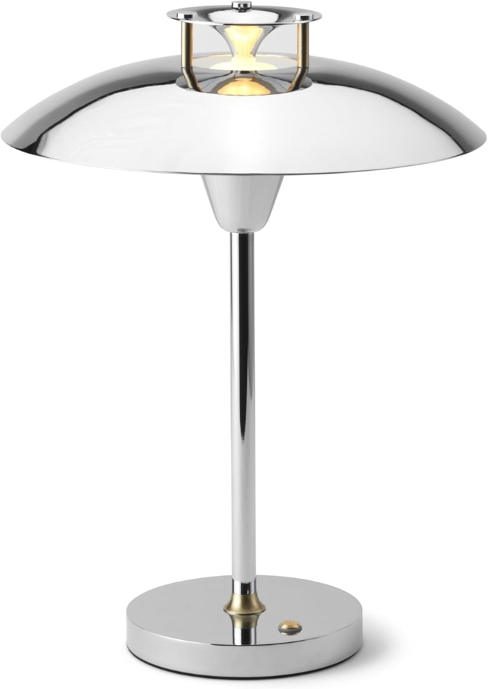 Halo Design 746057 LED Akku Tischleuchte Stepp 1-2-3 Chrom dimmbar IP54 Bild 1