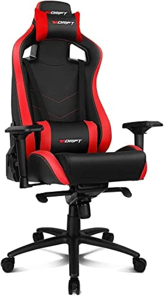 Bürostuhl DRIFT Gaming Bürosessel Computerstuhl Gaming-Sessel Armlehnen Schwarz/Rot Bild 1