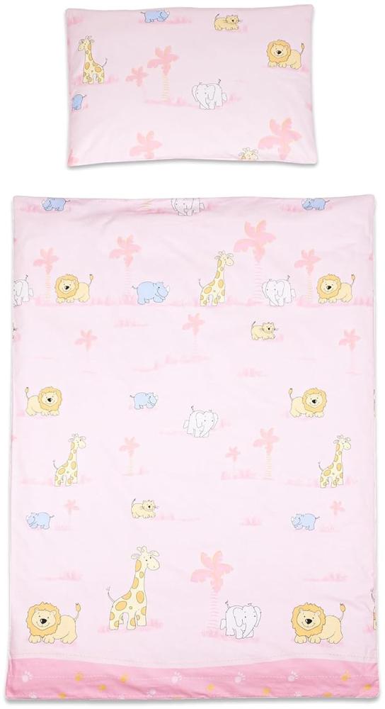 Babybettwäsche 2-teiliges Baby Kinder Bettbezug 150x120 cm mit Kopfkissenbezug Bild 1