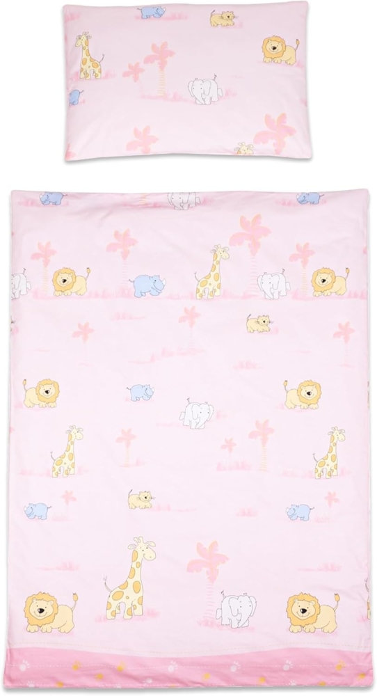 Babybettwäsche 2-teiliges Baby Kinder Bettbezug 150x120 cm mit Kopfkissenbezug Bild 1