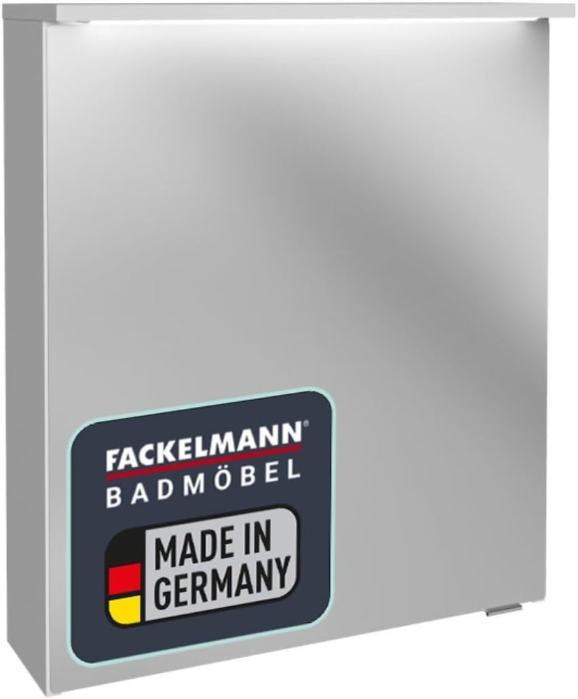 Fackelmann OXFORD LED Spiegelschrank 60 cm breit, Weiß Bild 1