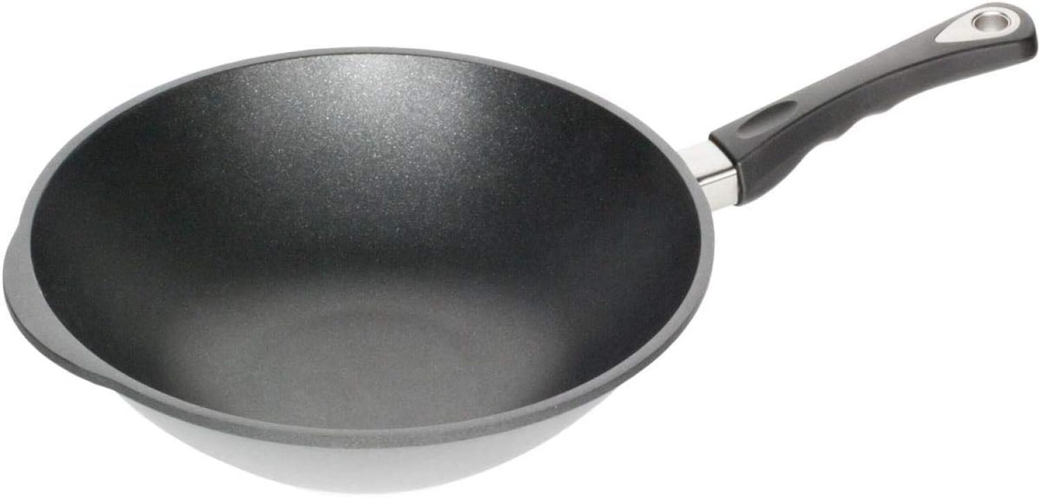 AMT I-1132 Induktion Wok Aluminumguss 32 cm Ø, Höhe 11 cm Bild 1