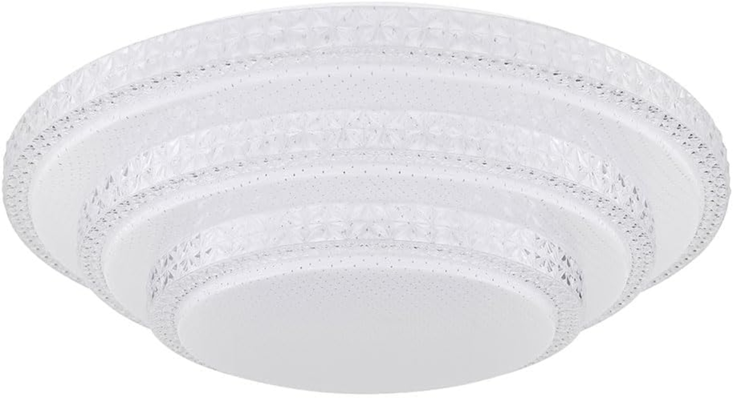 Smart LED Deckenleuchte, Fernbedienung, dimmbar, D 49,5cm Bild 1