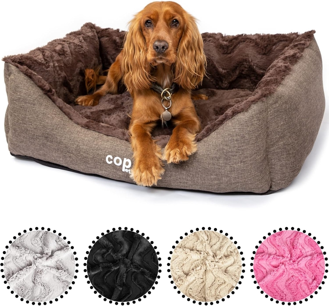 CopcoPet Tierbett CopcoPet Pia Hundebett Grau ca. 80x60 cm Visco - (orthopädisch) Bild 1