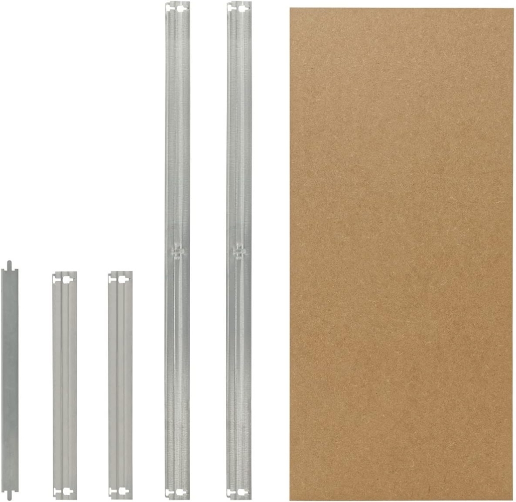 shelfplaza HOME 90x30 cm Fachboden-Set in grau-verzinkt für HOME Schwerlastregale mit 175 kg Traglast pro Boden Bild 1