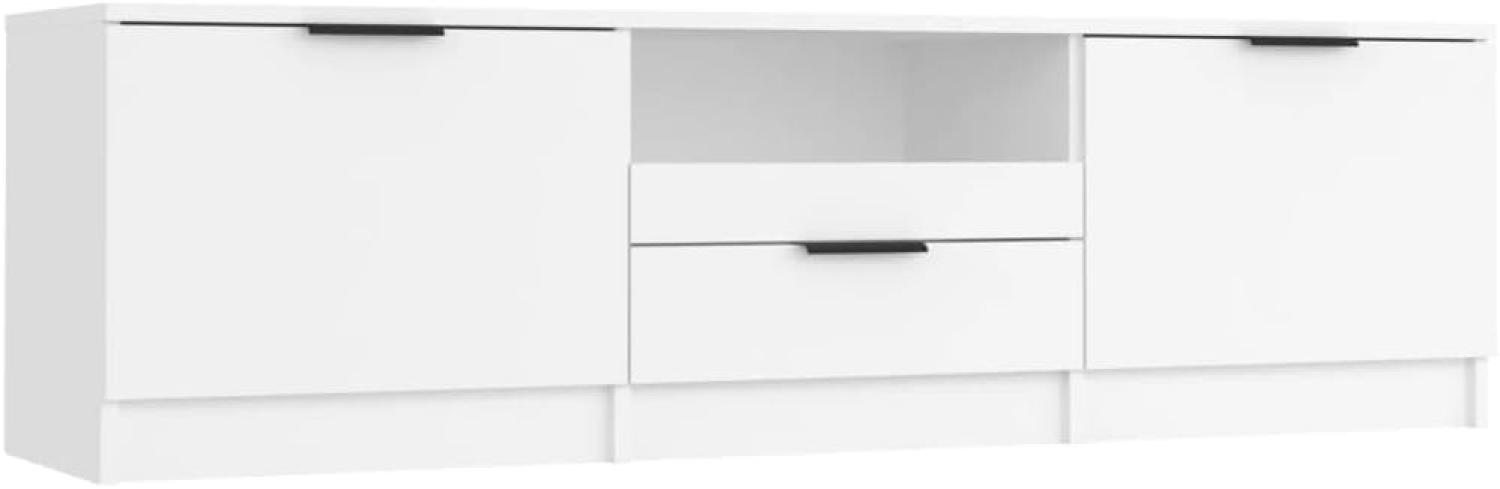 vidaXL TV-Schrank Weiß 140x35x40 cm Holzwerkstoff 811448 Bild 1