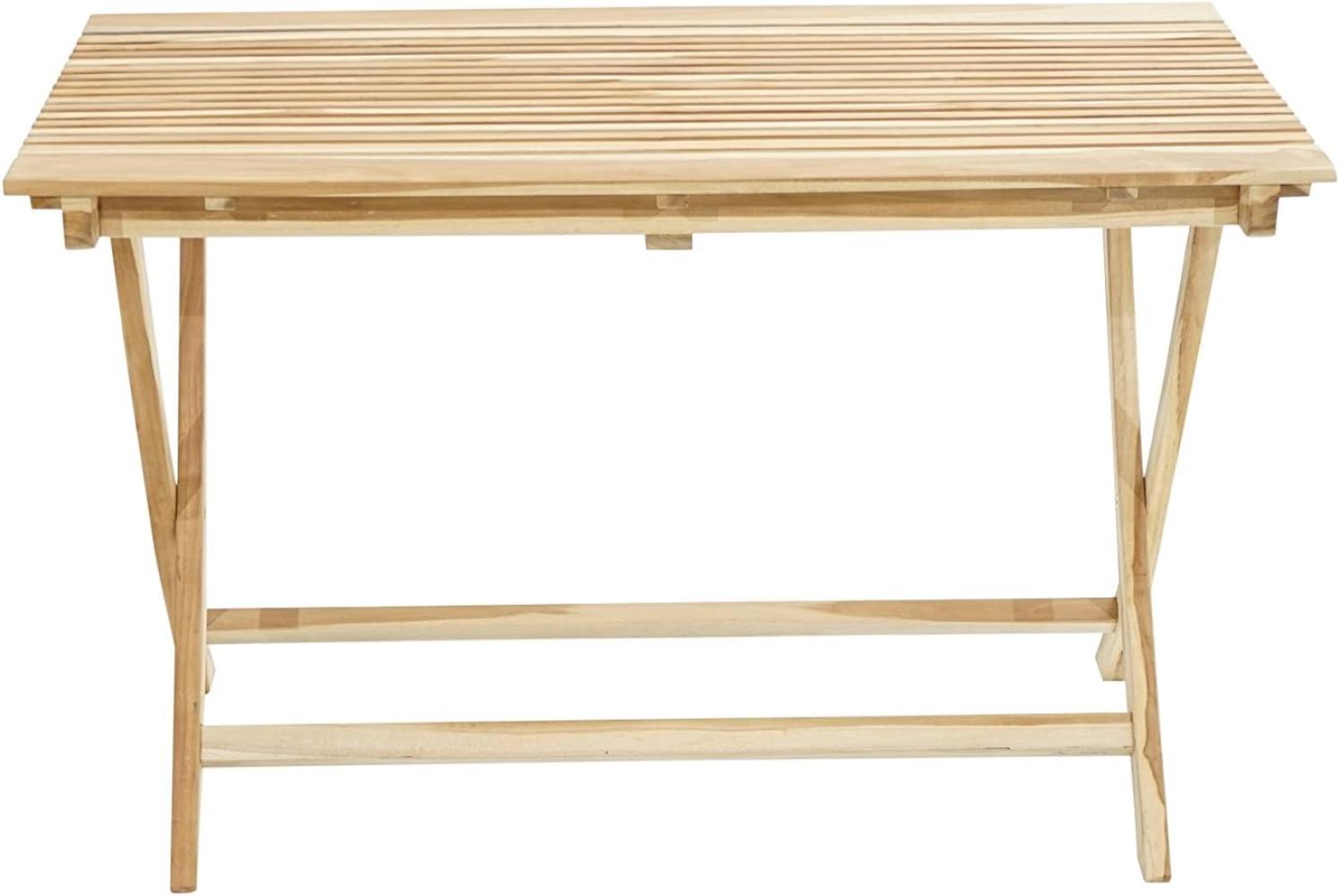 Klapptisch Milford Eco - Eco-Teak - 120 x 70cm Bild 1