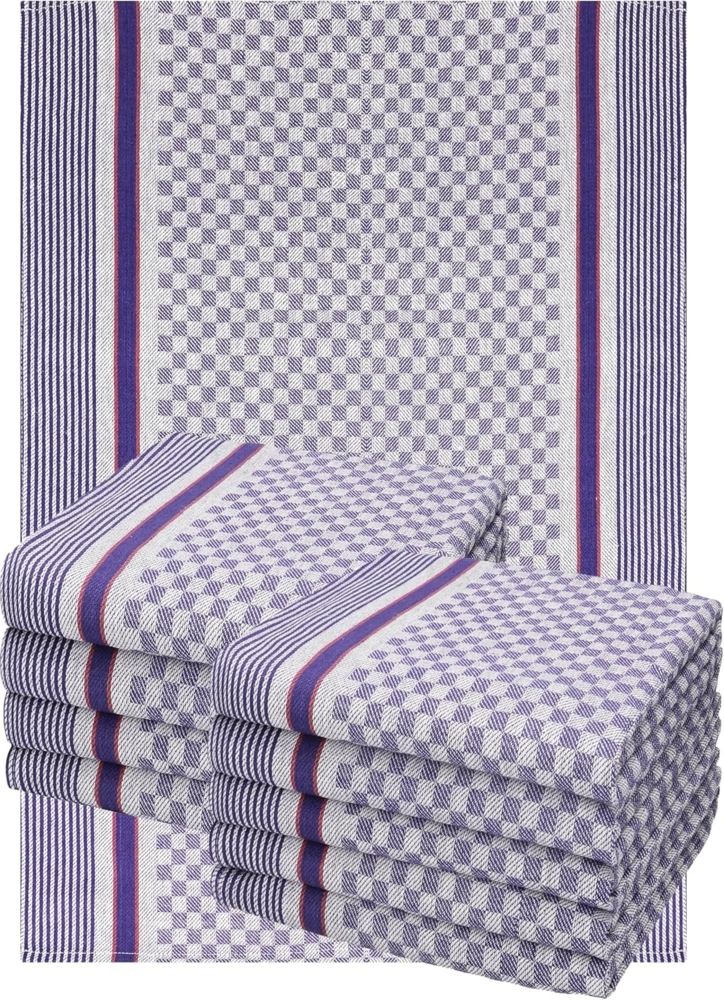 Betz Geschirrtuch Geschirrtücher Halbleinen Jacquard MCT-13 Größe 50 x 70 cm Küchentuch, (Set, 10-tlg, 10 Geschirrtücher), Gläsertücher Küchentuch Jacquard Arbeitshandtuch Bild 1