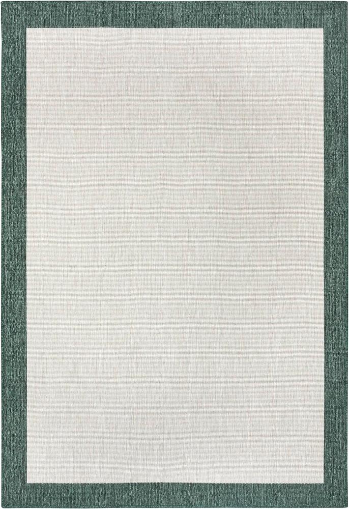 In- & Outdoor Wendeteppich Panama Creme Grün - 120x170x0,5cm Bild 1