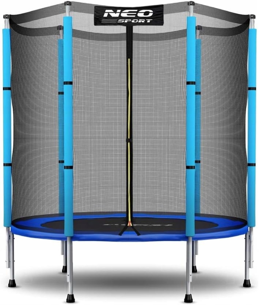 Neo-Sport NS-04Z200F Gartentrampolin mit 4 5 FT 140 cm Outdoor-Netz Bild 1