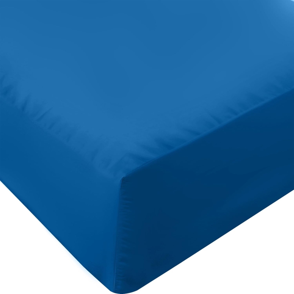 Utopia Bedding Queensize-Spannbettlaken, tiefe Taschen, weiche Mikrofaser, schrumpft und lichtbeständig, pflegeleicht, nur 1 Spannbetttuch, (Dusk Blue) Bild 1