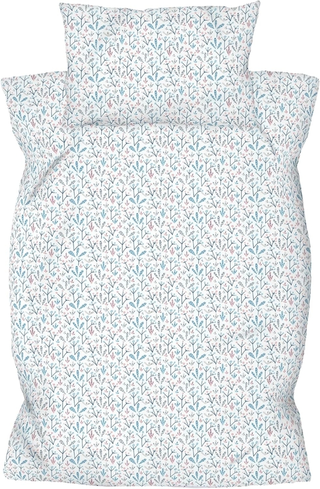 Amilian Kinderbettwäsche Babybettwäsche - Bettbezug 100x135 cm, Kopfkissenbezug 40x60 cm, 2 teilig, 100% Baumwolle Bild 1