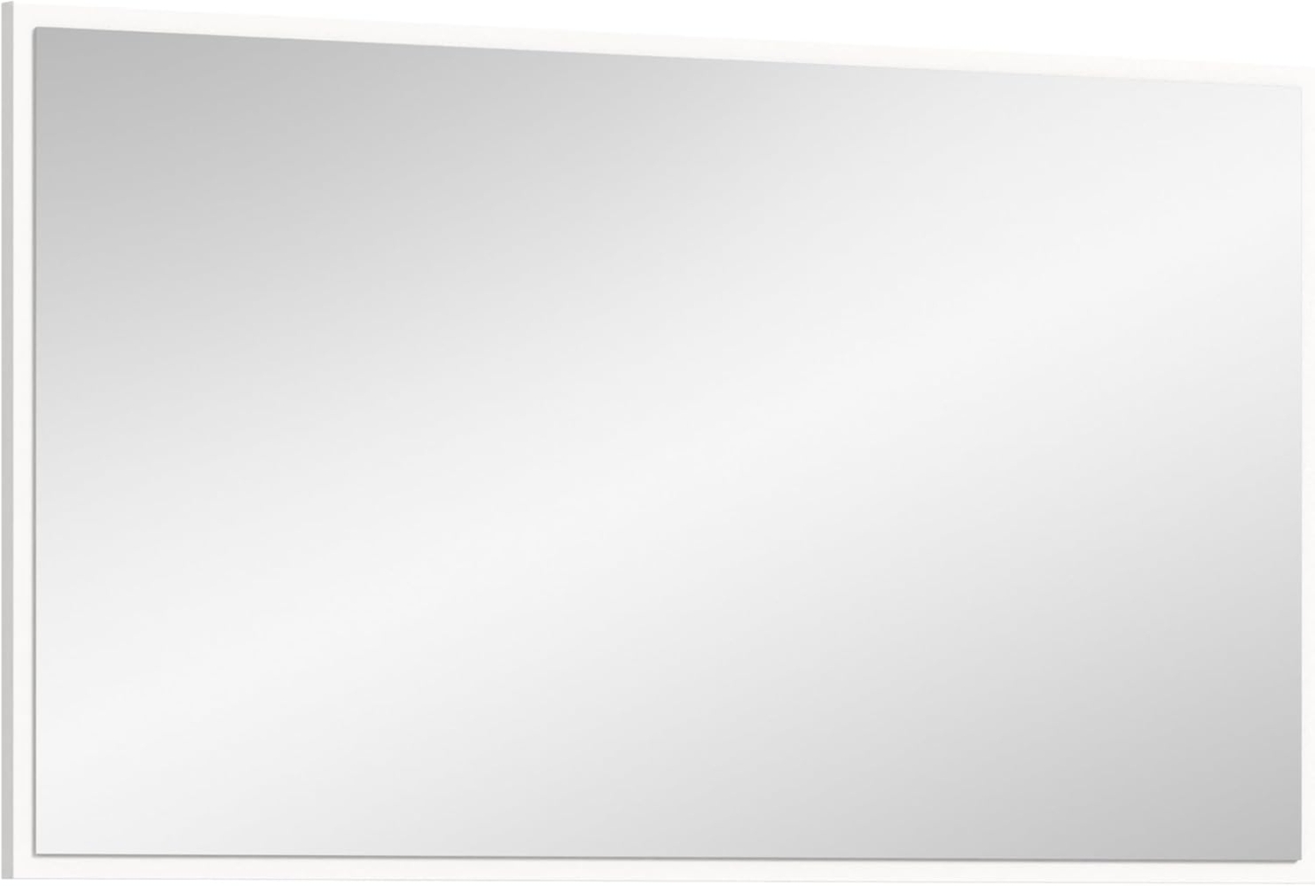 Spiegel Weiß Hochglanz 92x52x2 cm, moderner Stil, FSC-zertifiziert Bild 1