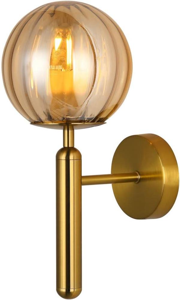 Wall lamp Italux Wall lamp for the corridor modern Italux Ravena WL-2324-1 BRO + AMB Bild 1