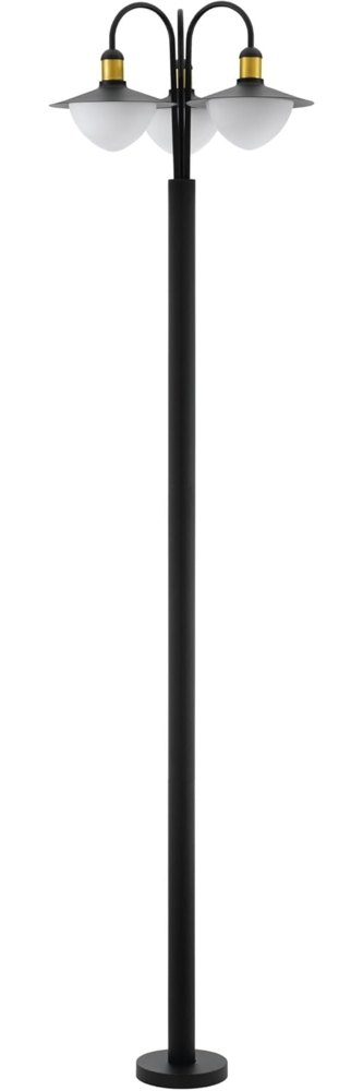 Eglo 97288 Stehleuchte SIRMIONE schwarz, gold weiß Ø55cm H:220cm IP44 Bild 1