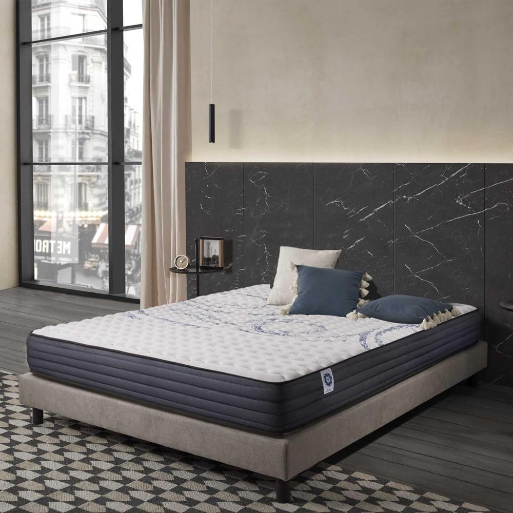 naturalex | Perfectsleep | Matratze 140x190 cm | Memory und Blue Latex-Technologie Extra Komfort HR | Perfekter Halt mit Atmungsaktivem Schaumstoff | Ergonomisch Entspannend und Hypoallergen Bild 1