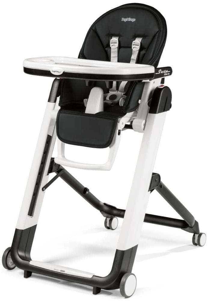 Peg Perego 'Siesta Follow Me' Hochstuhl Licorice (Lederimitat) Bild 1