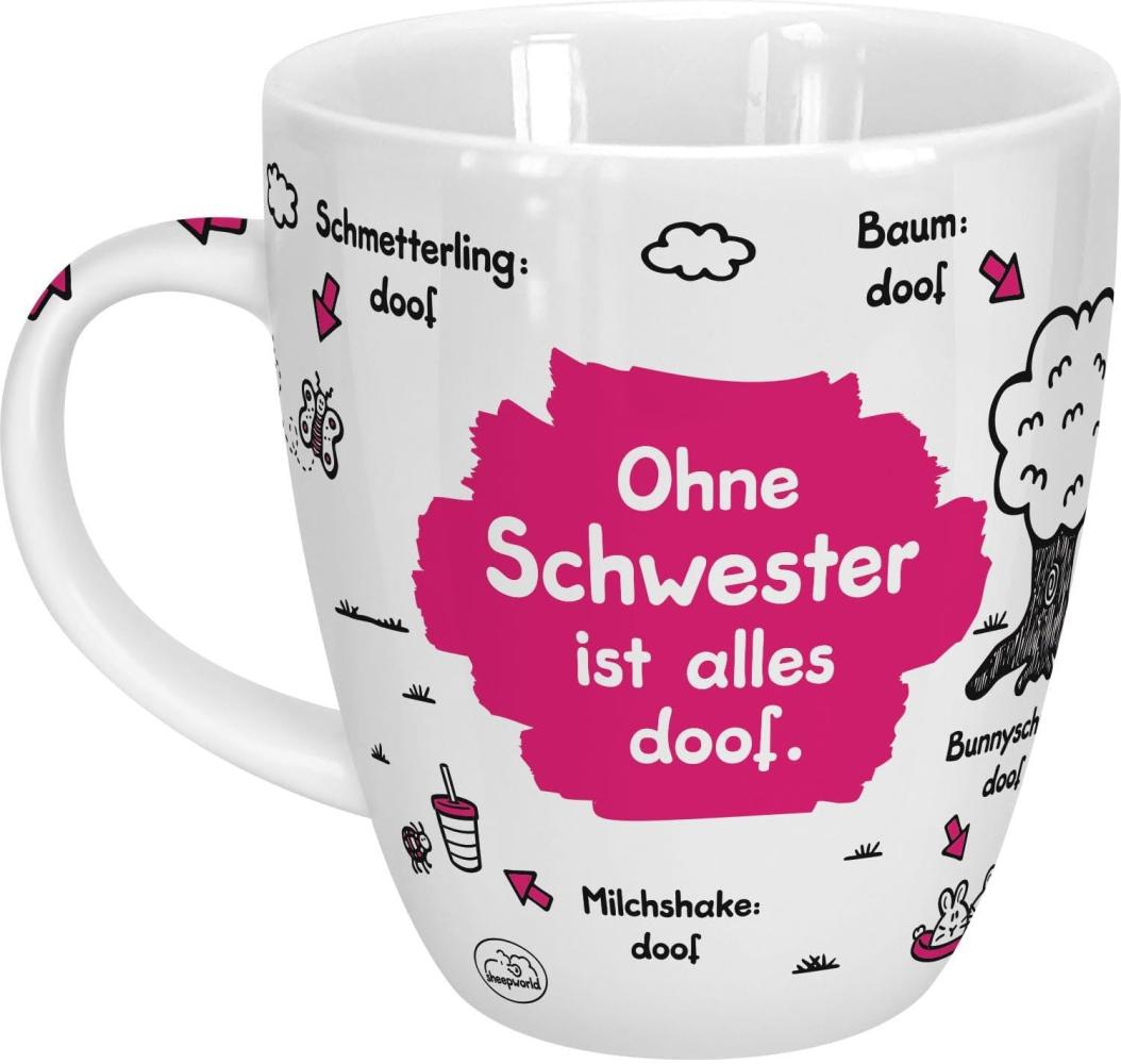 Sheepworld Tasse Sheepworld - Tasse "Ohne. ist alles doof" 0,5l ODIAD Geschenk Bild 1