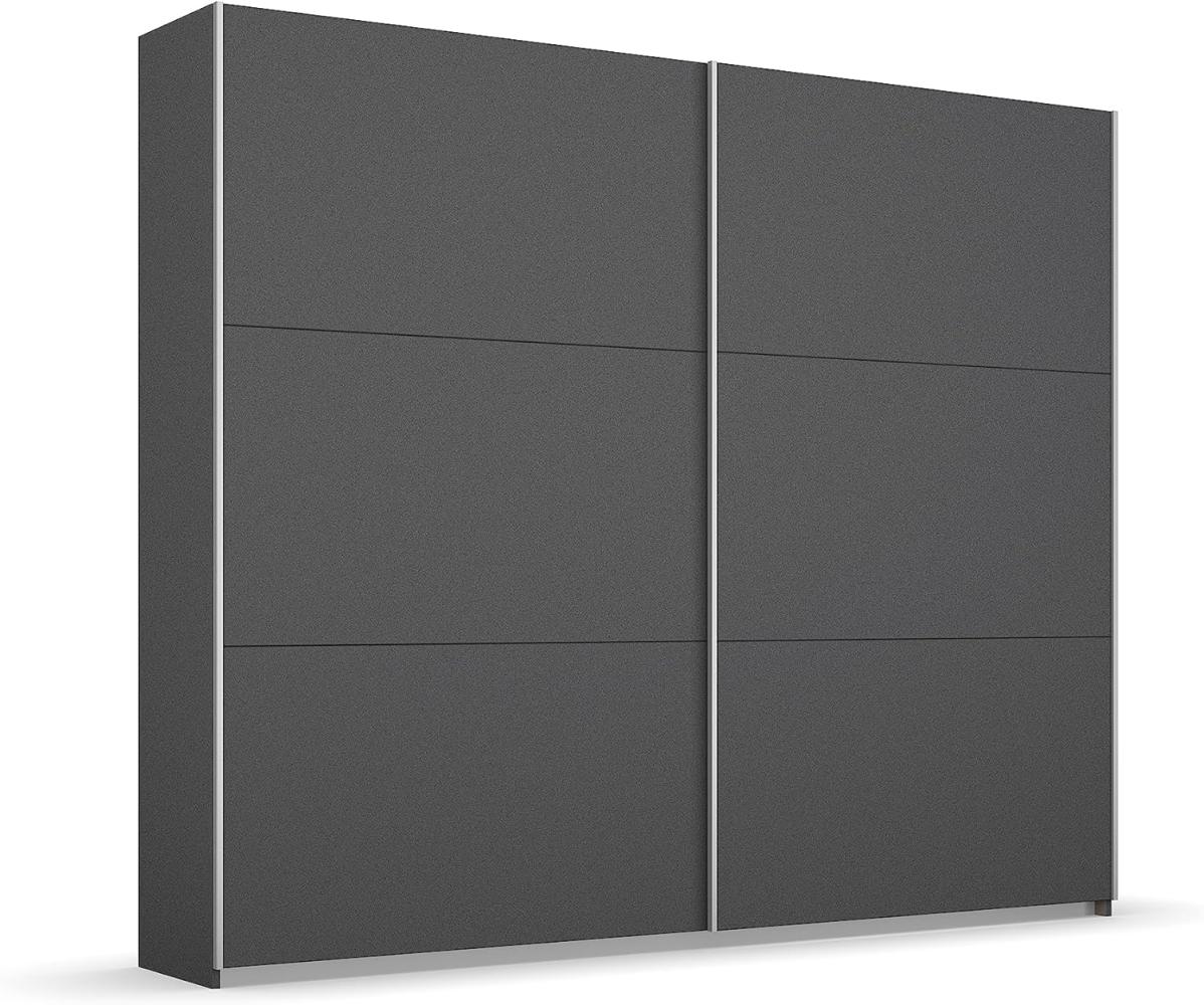 Schwebetürenschrank self Lelia, Holzwerkstoff, Grau, 218 x 210 x 59 cm Bild 1