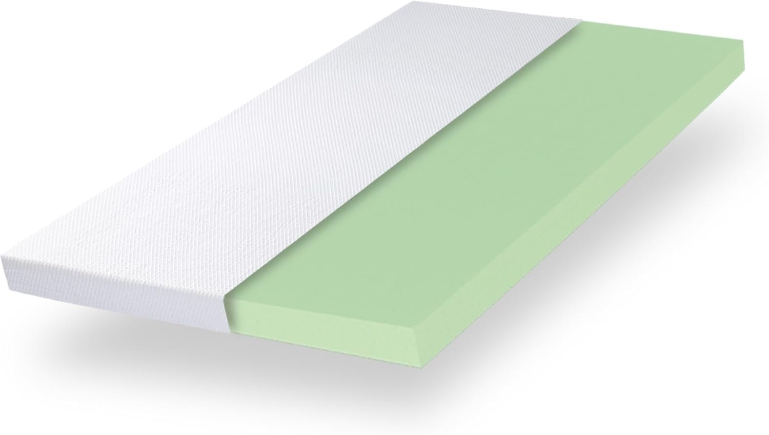 EGO HOME Gel Topper 160x200 cm, H2 Weicher Gel-Memory Matratzen Topper mit Grüntee-Extrakt, Öko-TEX Zertifiziert, Matratzen Topper 160x200 mit für Boxspringbett Schlafsofa Gel Bezug Kaltschaum 5CM Höhe Bild 1