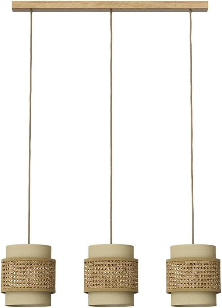 3er Pendelleuchte Morten Creme 70 x 120 cm Vicco Bild 1