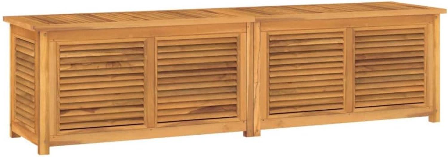 vidaXL Gartenbox mit Beutel 200 x 50 x 53 cm Massivholz Teak Bild 1