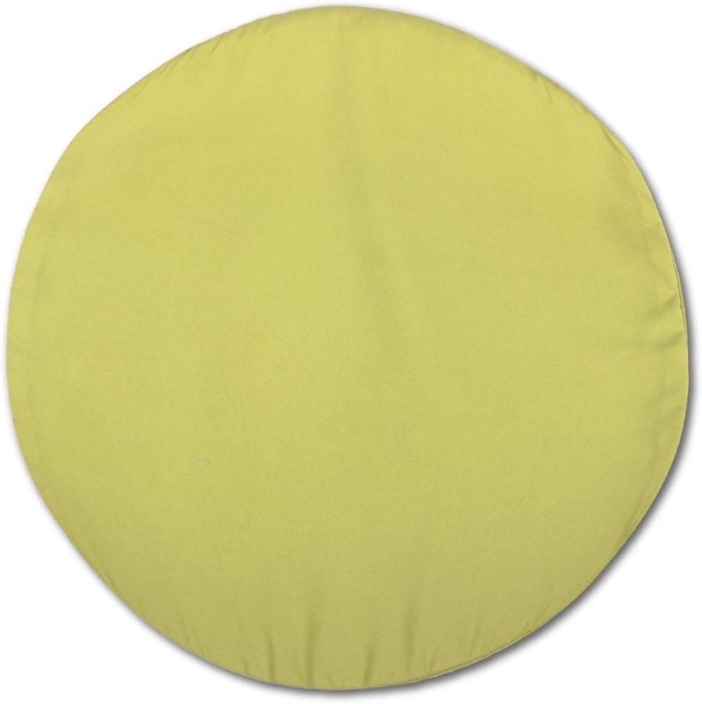 Kissenhülle Dekokissen Kissenbezug Microfaser - viele Größen und Farben Grün Ø 50 cm Bild 1