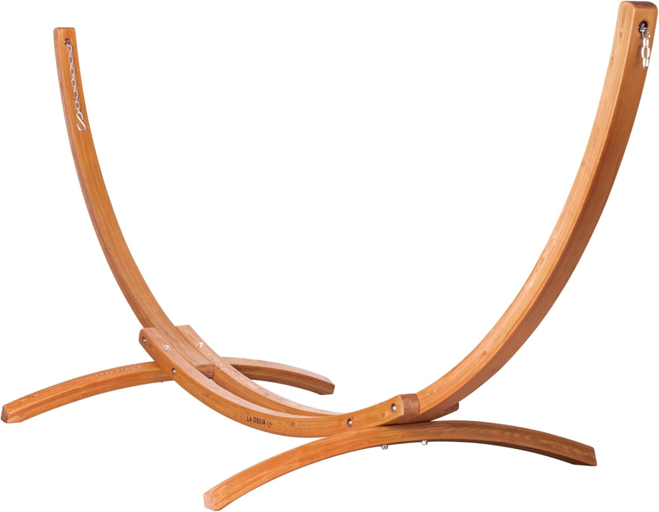 Maera Eucalyptus - Gestell aus FSC™-zertifiziertem Eukalyptus für Doppel-Hängematten Braun Bild 1