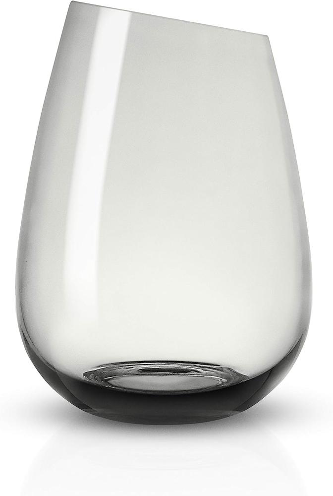 Eva Solo Glas Smokey Grey, Trinkglas, Wasserglas, mundgeblasenes Glas, Grau, 380 ml, 541043 Bild 1