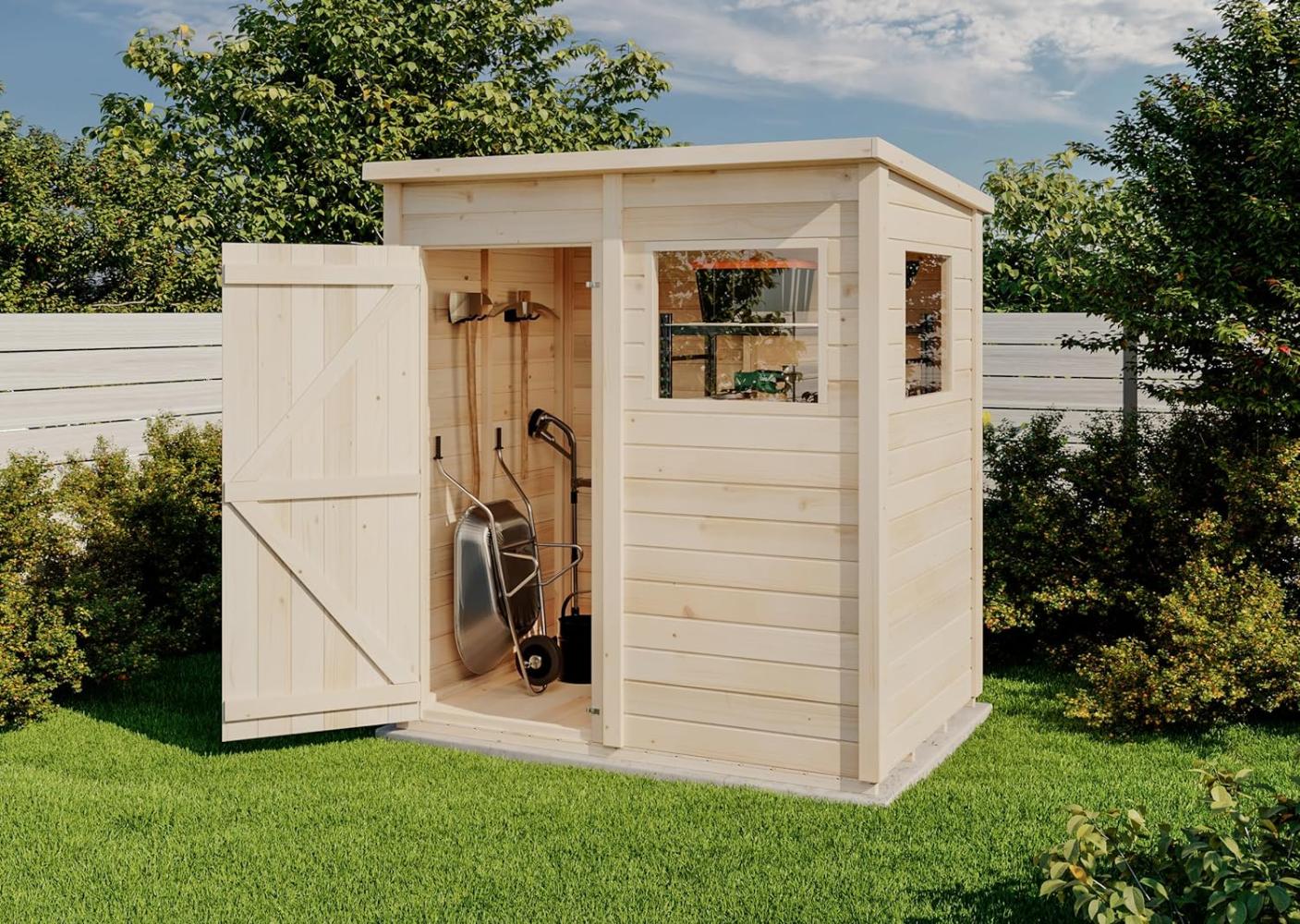 Storehaus Gerätehaus Stefano Gerätehaus aus Holz Geräteschrank mit 12 mm Wandstärke Gartenhaus Bild 1