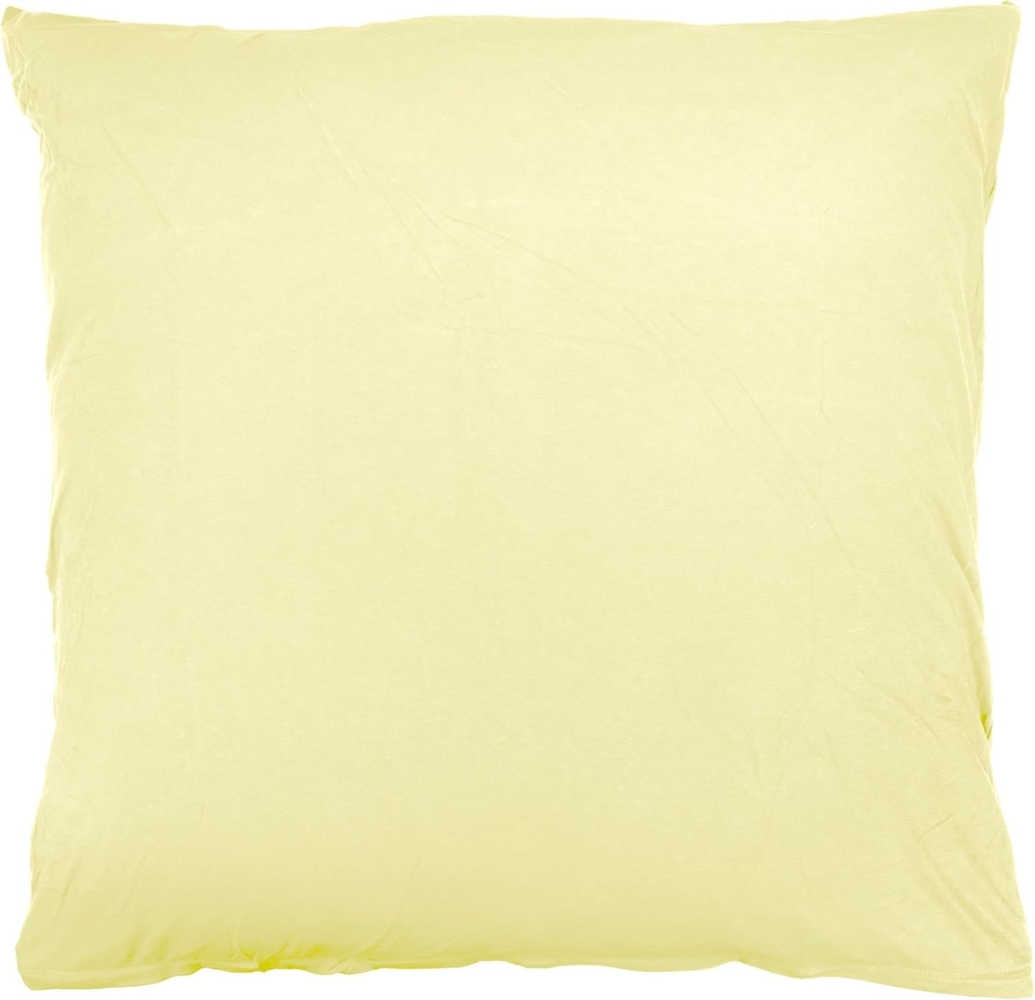 Traumschloss Exclusiv Edel-Jersey Kissenbezug natur 80x80 Bild 1