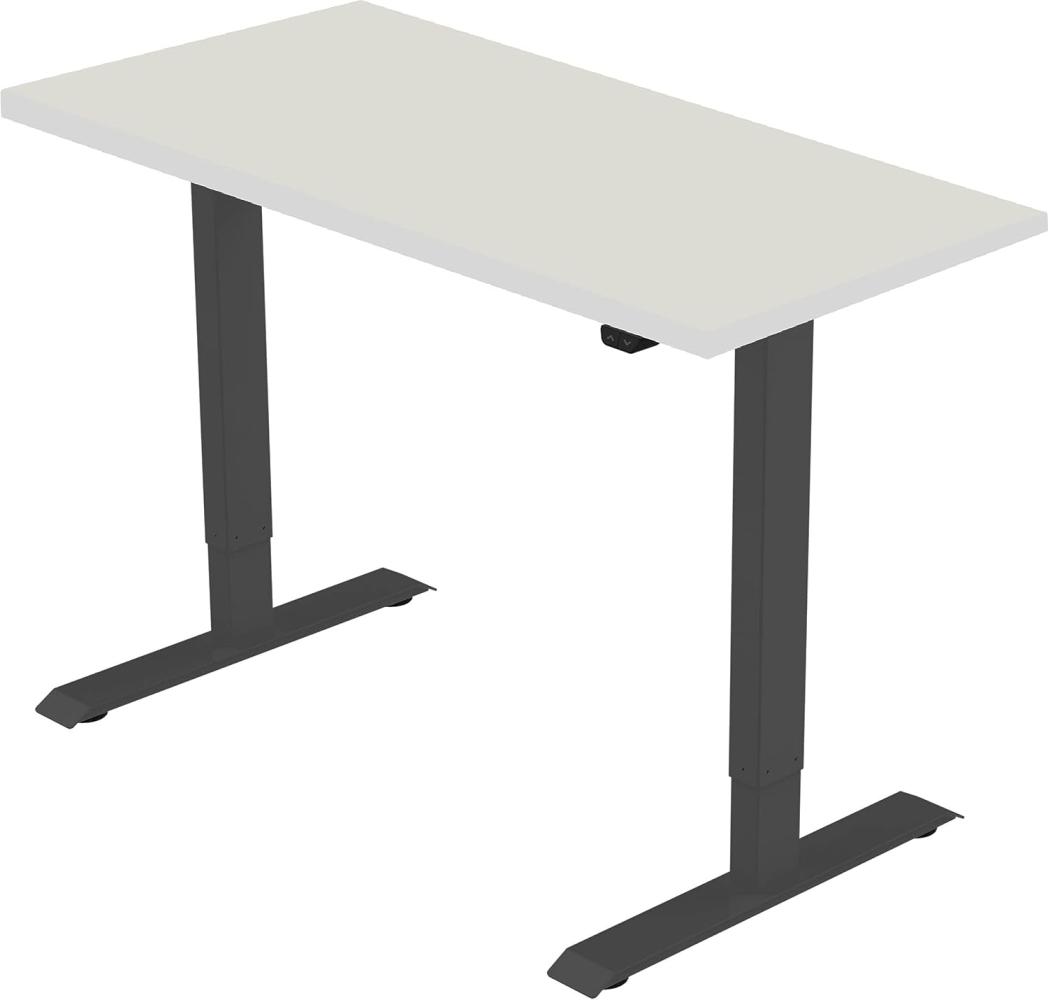 celexon elektrisch höhenverstellbarer Schreibtisch Economy eAdjust-71121 - schwarz, inkl. Tischplatte 150 x 75 cm Bild 1