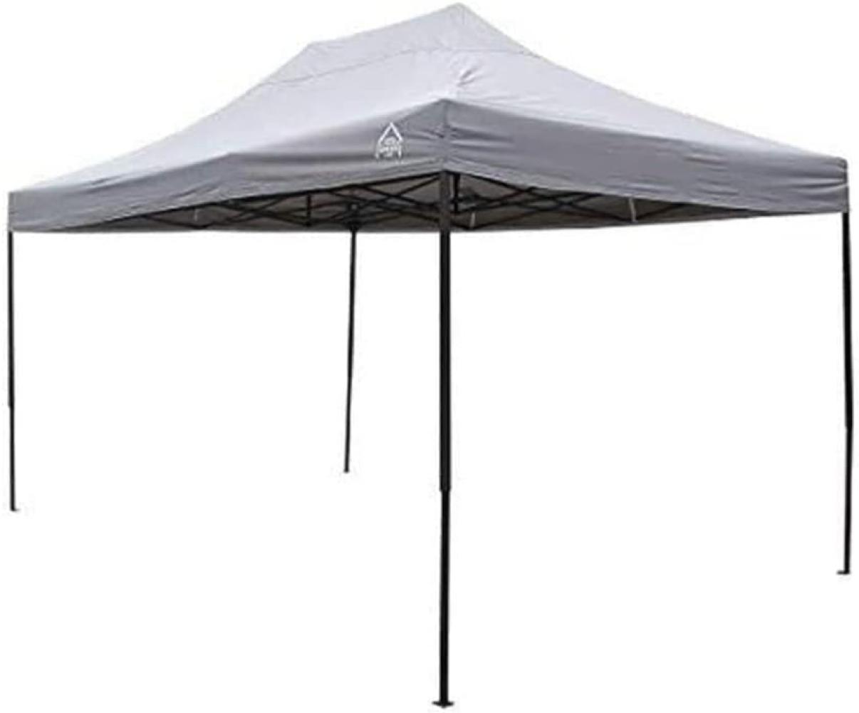 All Seasons Gazebos 3x4. 5m vollständig wasserdichtes Faltpavillon - Metallisch Grau Bild 1