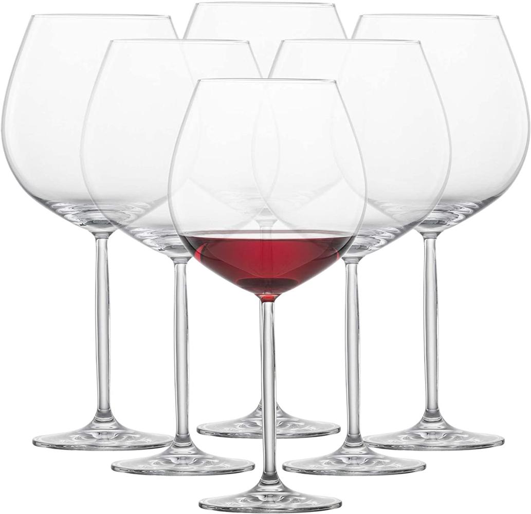 Schott Zwiesel Burgunderpokal / Goblet 140, 6er Set, Diva, Rotwein, Form 8015, 839 ml, 104103 Bild 1