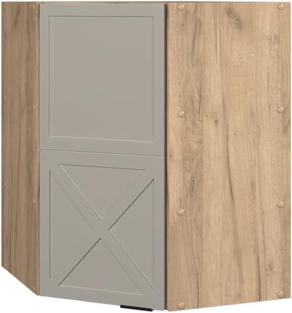 Vicco Eckhängeschrank GrauBeige 57 cm, Fame-Line Bild 1