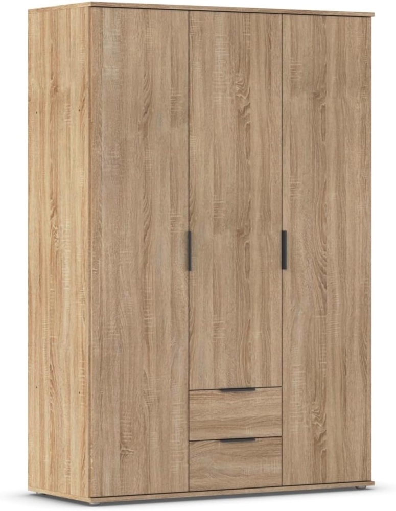 rauch Drehtürenschrank Kleiderschrank Schrank Garderobe Wäscheschrank ESSEA in 2 Breiten mit 2 Schubladen, in schlichtem Design, moderne Griffe MADE IN GERMANY Bild 1