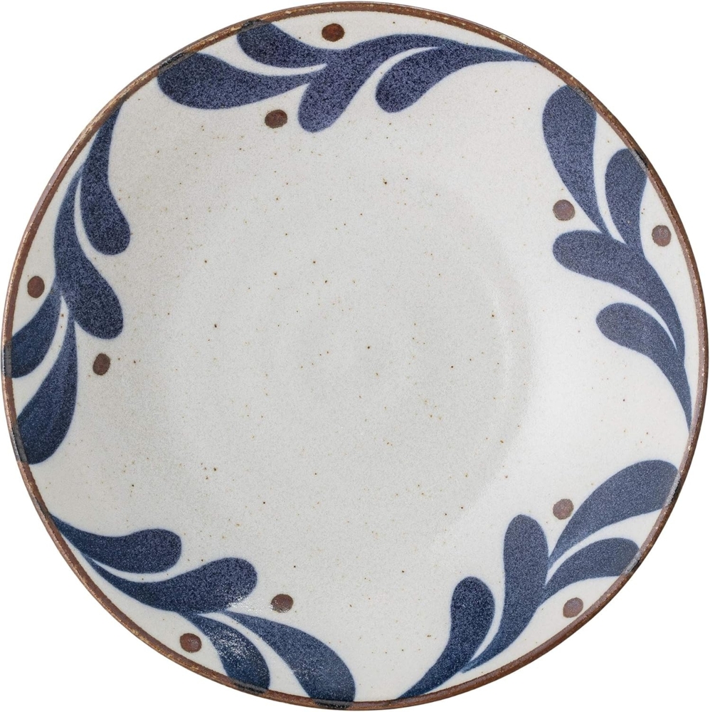 Bloomingville Servierschale Camellia, blau, Porzellan Bild 1