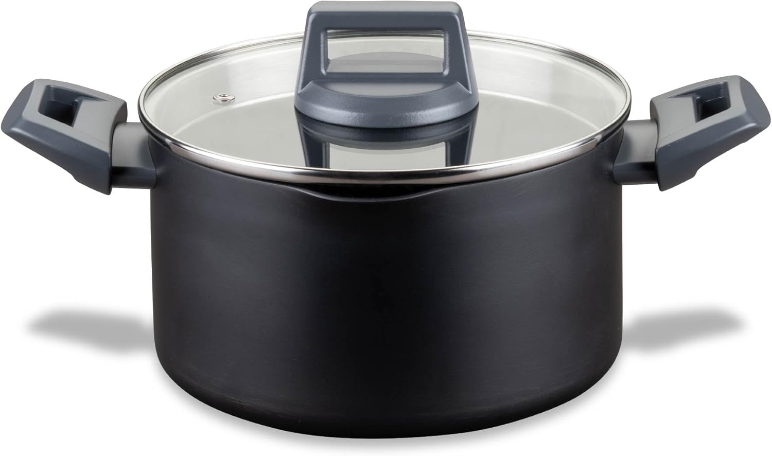 Fackelmann Kochtopf Statement 20cm – Topf mit keramische Beschichtung – Recyceltes Aluminium mit Antihaft-Beschichtung – PFAS-frei, Hitzebeständiger Griff, Für alle Herdarten inklusive Induktion Bild 1