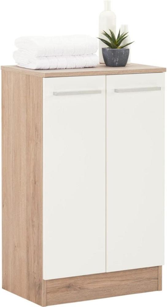 Pelipal Quickset 380 Midischrank, Holzdekor, Sanremo Eiche Terra Quer Nachbildung, 33x 50x81cm Bild 1