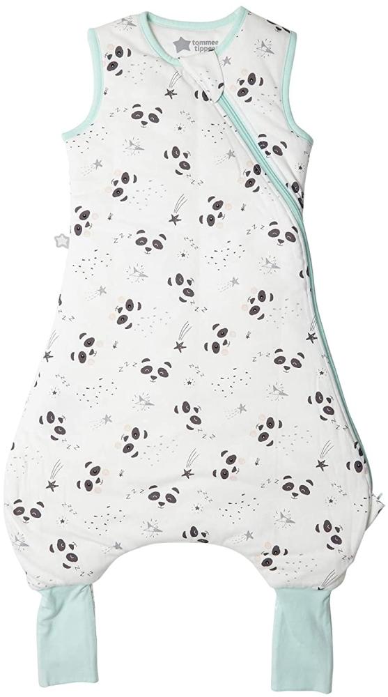 Tommee Tippee Babyschlafsack mit Beinen, The Original Grobag Steppee, Baby Strampler, weicher Baumwollstoff, 6-18m, 1. 0 TOG, Little Pip Marl Bild 1