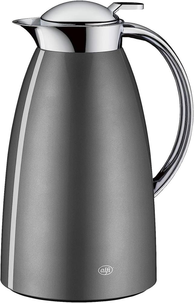 Alfi Isolierkanne Gusto, Kaffeekanne, Teekanne, Iso Kanne, Edelstahl, Space Grey, 1 L, 3561. 218. 100 Bild 1