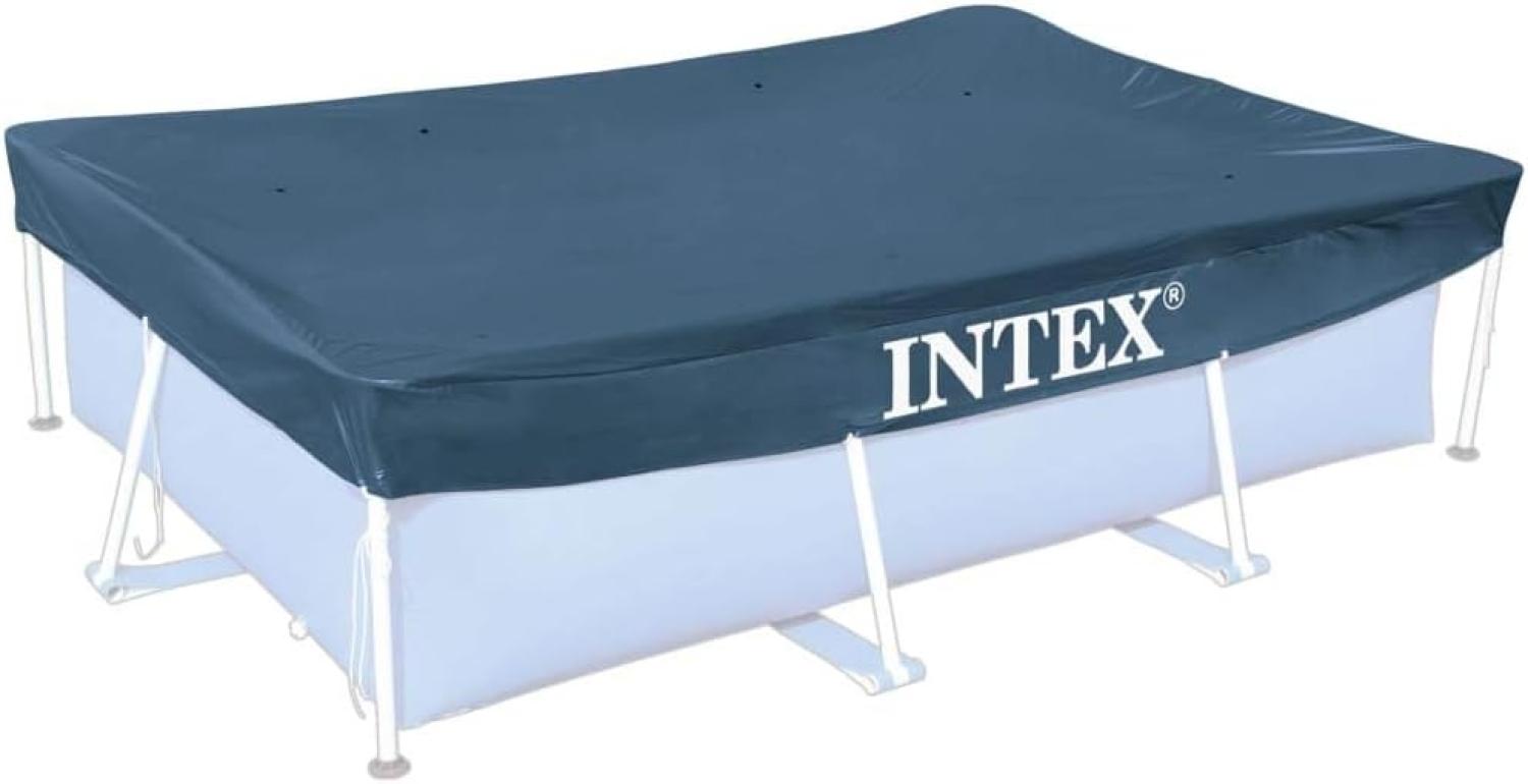 Intex Rectangular Pool Cover - Poolabdeckplane - 300 x 200 cm - Für Rectangular Frame Pool Bild 1